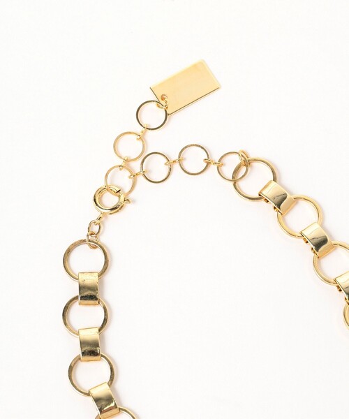Ray BEAMS（レイビームス）の「Ray BEAMS / サークル チェーン チョーカー（チョーカー・レディース・ゴールド・ONE SIZE）」の3枚目の写真