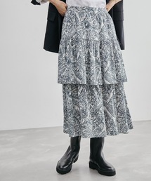 ROPE' | 総柄プリントティアードスカート(スカート)
