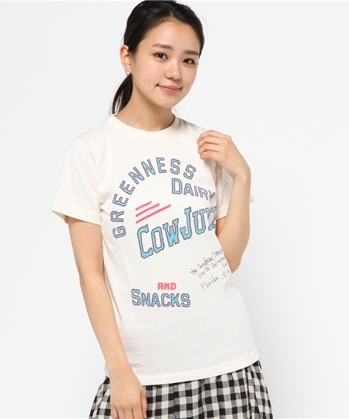 OUTLET(アウトレット)の「【Ciaopanic】スクリーンスターズロゴTee(Tシャツ/カットソー・レディース・グレー/ホワイト・FREE)」の2枚目の写真