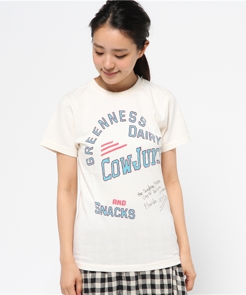 OUTLET(アウトレット)の「【Ciaopanic】スクリーンスターズロゴTee(Tシャツ/カットソー・レディース・グレー/ホワイト・FREE)」の3枚目の写真