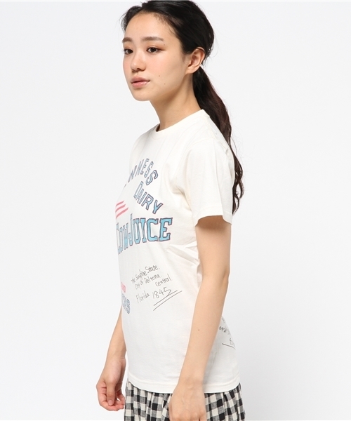 OUTLET(アウトレット)の「【Ciaopanic】スクリーンスターズロゴTee(Tシャツ/カットソー・レディース・グレー/ホワイト・FREE)」の4枚目の写真