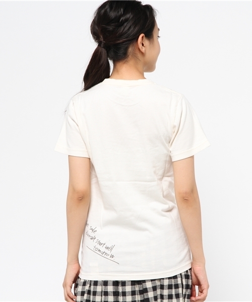 OUTLET(アウトレット)の「【Ciaopanic】スクリーンスターズロゴTee(Tシャツ/カットソー・レディース・グレー/ホワイト・FREE)」の5枚目の写真