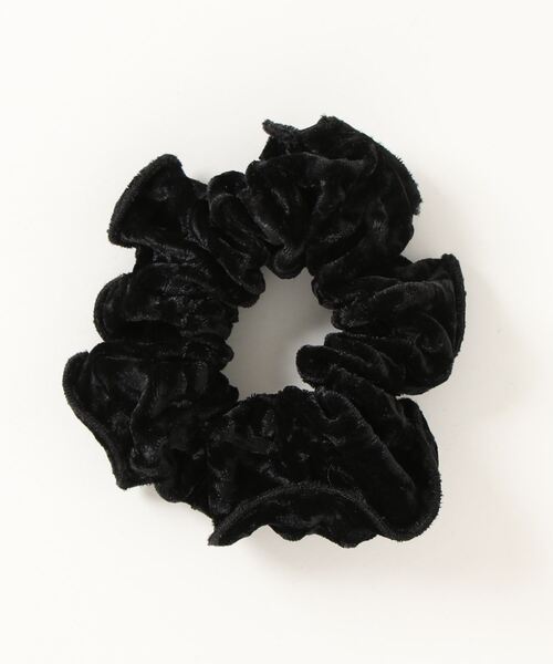 LOWRYS FARM(ローリーズファーム)の「クラッシュベロアシュシュ 985379(ヘアゴム・レディース・ブラック/ブラウン/アイボリー・FREE)」の3枚目の写真