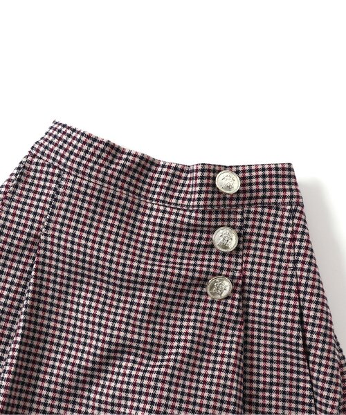 apres les cours(アプレレクール)の「プリーツスカート風キュロット(スカート・キッズ・チェック/チャコール/ブラック・110/140/120/90/100/130/80)」の17枚目の写真