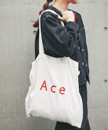 un dix cors | jou jou lier/起毛仕切りロゴトート(トートバッグ)