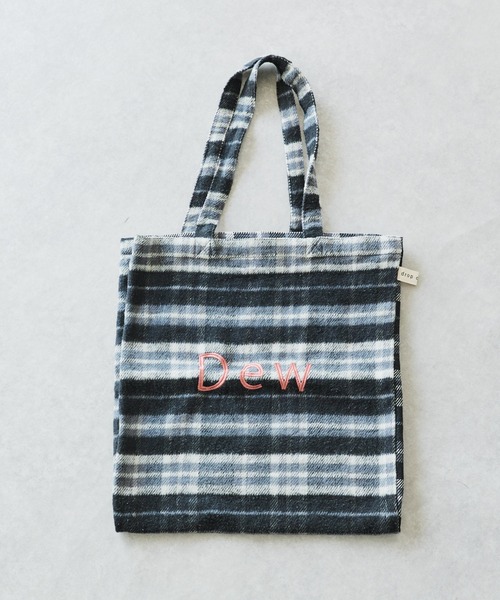 un dix cors（アンディコール）の「jou jou lier/起毛仕切りロゴトート（トートバッグ・レディース・アイボリー/ブラック/チャコールグレー・FREE）」の7枚目の写真