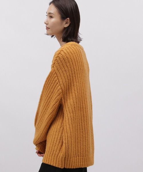 LAKOLE（ラコレ）の「3.5ゲージBIGアゼチュニック / 989052（ニット/セーター・レディース・ライトグレー/ブルー/ブラック/オレンジ・MEDIUM/SMALL）」の16枚目の写真