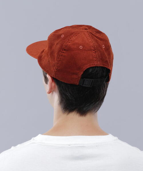 MANASTASH（マナスタッシュ）の「MANASTASH/マナスタッシュ/THREE MOUMTAIN CAP（キャップ・メンズ・ブラック/オレンジ/モスグリーン・F）」の8枚目の写真