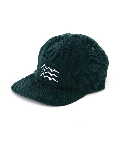 MANASTASH（マナスタッシュ）の「MANASTASH/マナスタッシュ/THREE MOUMTAIN CAP（キャップ・メンズ・ブラック/オレンジ/モスグリーン・F）」の5枚目の写真