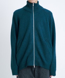 てつ 　ATON 23AW WOOL MOHAIR ドライバーズニット ATON/エイトン】WOOL MOHAIR ZIP UP CARDIGAN（ニット/セーター
