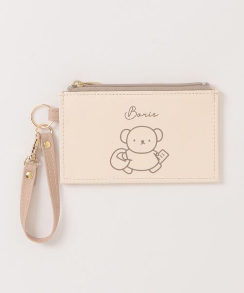 Miffy ミッフィー の miffy ミッフィー ボリスとパン柄 フラグメントケース ポーチ