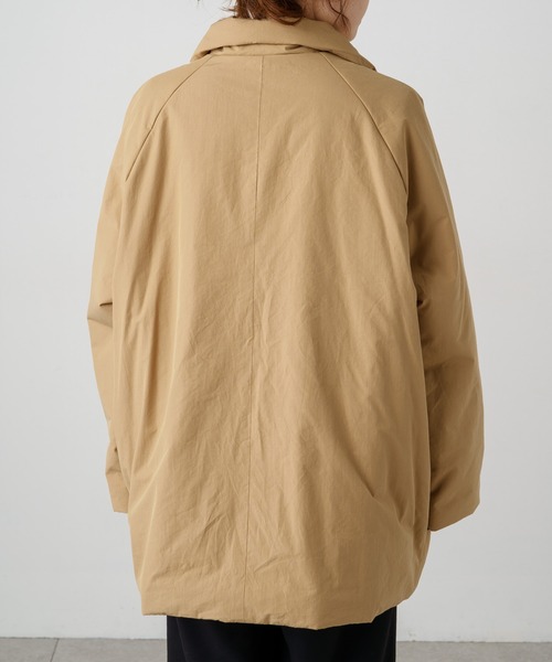 PUAL CE CIN　中綿テーラードコート　ブラック 中綿テーラードコート | PUAL CE CIN(ピュアルセシン)レディース