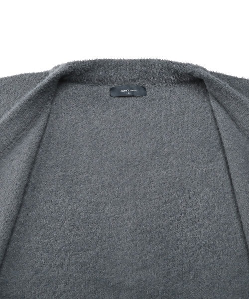 LUXSTYLE(ラグスタイル)の「フェザーヤーンカーディガン(カーディガン/ボレロ・メンズ・チャコール/ブラック/グレー・L/M)」の21枚目の写真