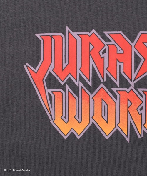 GLAZOS(グラソス)の「【大人向けサイズあり】【ジュラシック・ワールド】ヴィンテージ加工アソート裏毛クルーネックトレーナー(スウェット・キッズ・チャコールグレー/グレー・140cm/150cm/160cm/170cm)」の11枚目の写真