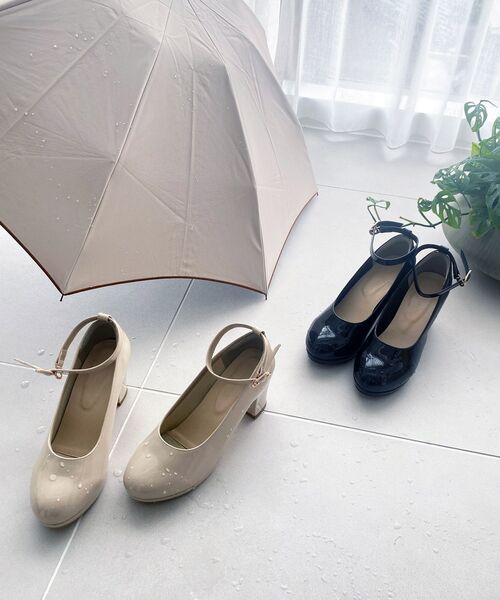 MAJESTIC LEGON（マジェスティックレゴン）の「ふかふかレインパンプス（パンプス・レディース・ベージュ/ブラック・SMALL/X-LARGE/MEDIUM/LARGE）」の8枚目の写真