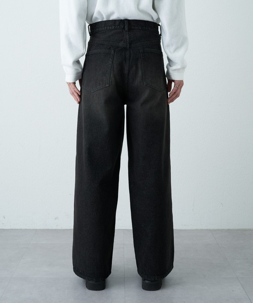 COLONY 2139（コロニートゥーワンスリーナイン）の「ワイドストレートデニム（デニムパンツ・メンズ・ブラック/サックスブルー/ブラック系その他/ブルー/インディゴブルー・MEDIUM/LARGE/SMALL）」の8枚目の写真