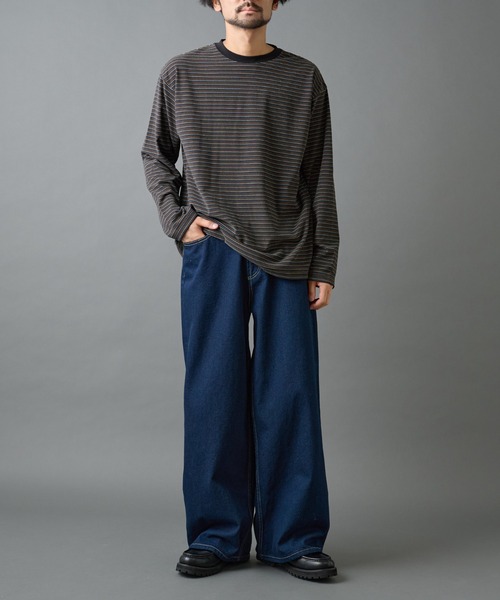 セール】ワイドストレートデニム（デニムパンツ）｜COLONY 2139