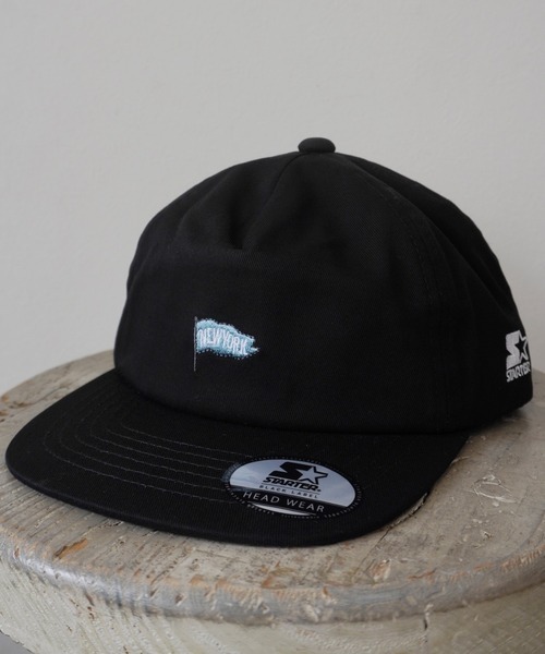 STARTER BLACK LABEL(スターターブラックレーベル)の「【 STARTER BLACK LABEL / スターター 】 フラット 5パネル キャップ / CAP(キャップ・メンズ・E/G/F/H・FREE)」の1枚目の写真