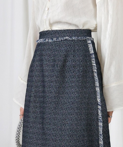 Bab（バブ）の「【低身長向けサイズあり】デニムタイトスカート（デニムスカート・レディース・グレイッシュベージュ/インディゴブルー/ライトブルー・M/S）」の15枚目の写真