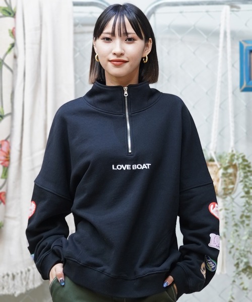 s*r様 ラブブまとめ売り(服付き) セール】【ムラサキスポーツ別注】LOVE BOAT/ラブボート ハーフジップ