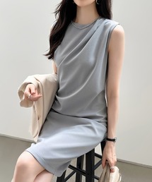 大人きれいめ タイトワンピース ノースリーブ ワンピース 夏ワンピース ノースリーブワンピース オフィスカジュアル オケージョン セレモニー 春服 夏服