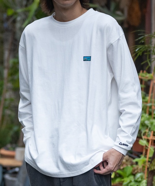 GERRY（ジェリー）の「【ag】〔GERRY/ジェリー〕ヘビーウェイト バックプリント ロングTシャツ（Tシャツ/カットソー・メンズ・ホワイト/ブラック/アッシュグレー/ライトグレー系1/ホワイト系1/ブラック系1/ダークグリーン系1・MEDIUM/LARGE/X-LARGE）」の2枚目の写真