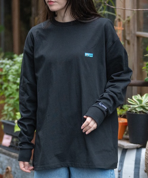 GERRY（ジェリー）の「【ag】〔GERRY/ジェリー〕ヘビーウェイト バックプリント ロングTシャツ（Tシャツ/カットソー・メンズ・ホワイト/ブラック/アッシュグレー/ライトグレー系1/ホワイト系1/ブラック系1/ダークグリーン系1・MEDIUM/LARGE/X-LARGE）」の4枚目の写真