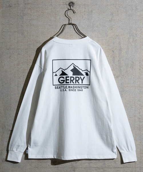 GERRY（ジェリー）の「【ag】〔GERRY/ジェリー〕ヘビーウェイト バックプリント ロングTシャツ（Tシャツ/カットソー・メンズ・ホワイト/ブラック/アッシュグレー/ライトグレー系1/ホワイト系1/ブラック系1/ダークグリーン系1・MEDIUM/LARGE/X-LARGE）」の9枚目の写真