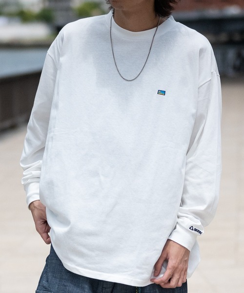 GERRY（ジェリー）の「【ag】〔GERRY/ジェリー〕ヘビーウェイト バックプリント ロングTシャツ（Tシャツ/カットソー・メンズ・ホワイト/ブラック/アッシュグレー/ライトグレー系1/ホワイト系1/ブラック系1/ダークグリーン系1・MEDIUM/LARGE/X-LARGE）」の21枚目の写真