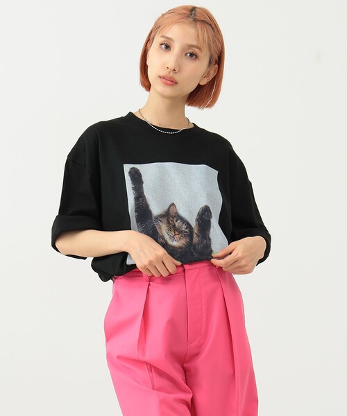 mmts(マミタス)の「〈UNISEX〉清水奈緒 / デコフォトTシャツ(Tシャツ/カットソー・レディース・ブラック/ホワイト・S/M/L/XL)」の9枚目の写真