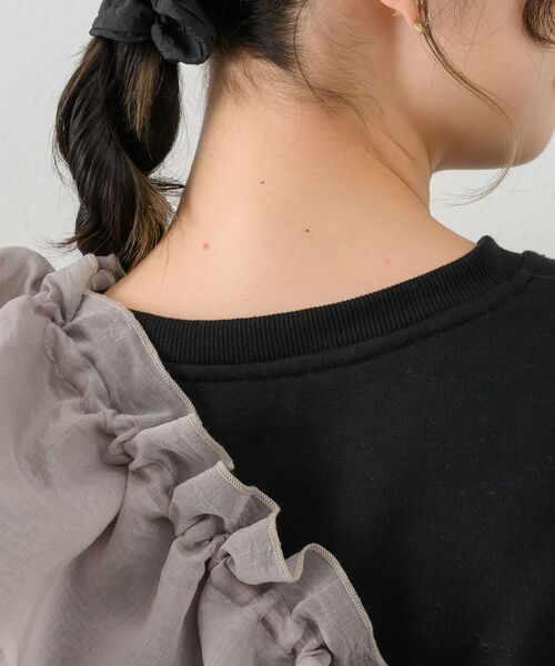 RETRO GIRL（レトロガール）の「裏毛トレーナー×ビスチェSET（スウェット・レディース・ブラック/ホワイト系その他/イエロー・FREE）」の13枚目の写真