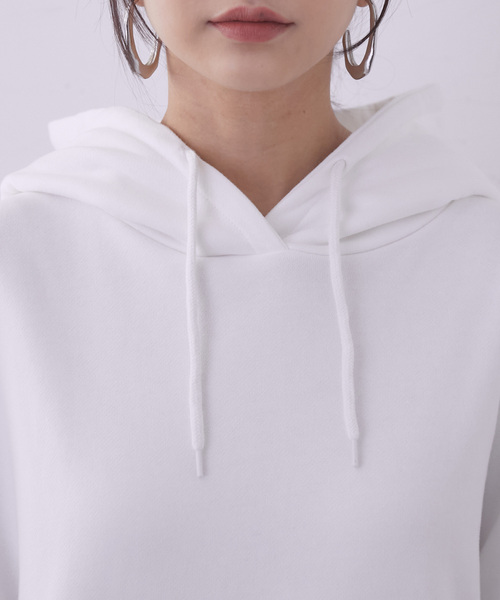 vis-`a-vis(ビサビ)の「【WEB限定】【J'aDoRe限定】【コラボ】ミチ&藍にいなバックプリントイラストパーカー(パーカー・レディース・ホワイト・FREE)」の6枚目の写真