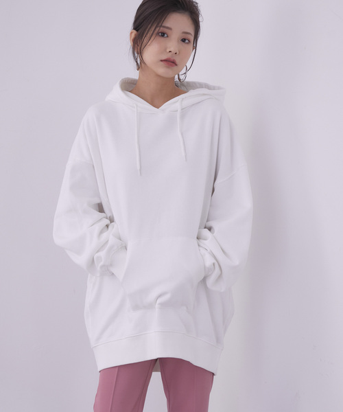 vis-`a-vis(ビサビ)の「【WEB限定】【J'aDoRe限定】【コラボ】ミチ&藍にいなバックプリントイラストパーカー(パーカー・レディース・ホワイト・FREE)」の16枚目の写真