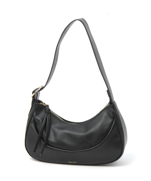 niko and...（ニコアンド）の「オリジナル変形バックルショルダーバッグ（ショルダーバッグ・レディース・ブラック/アイボリー・0）」の2枚目の写真