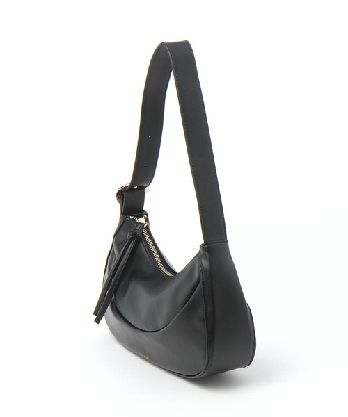 niko and...（ニコアンド）の「オリジナル変形バックルショルダーバッグ（ショルダーバッグ・レディース・ブラック/アイボリー・0）」の3枚目の写真