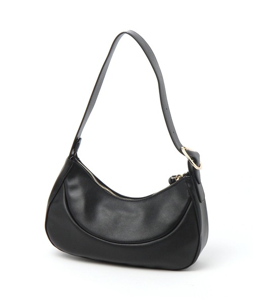 niko and...（ニコアンド）の「オリジナル変形バックルショルダーバッグ（ショルダーバッグ・レディース・ブラック/アイボリー・0）」の4枚目の写真