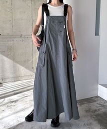 ANME（アンメ）の「【新色・新サイズ追加】ナイロンジャンパースカート【接触冷感 UVカット(UPF50+) 撥水加工】（ワンピース）」