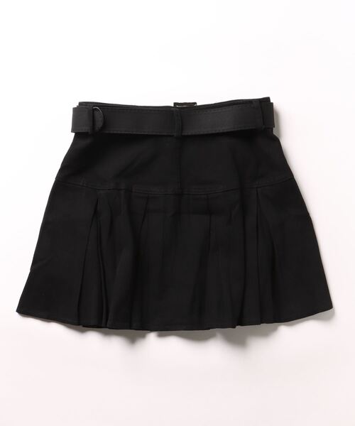 DIAVEL（ディアベル）の「ベルト付きプリーツミニスカート（スカート・レディース・ブラック/カーキ/ブラウン・S/M/L）」の4枚目の写真