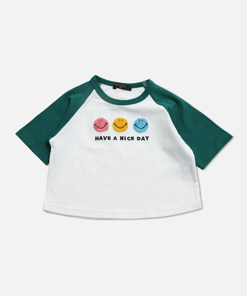 SMILEY FACE(スマイリーフェイス)の「スマイリーフェイス 半袖Tシャツ(Tシャツ/カットソー・キッズ・A/H/E/F/B/G/D/C・80cm/90cm/100cm/110cm/120cm/130cm/140cm)」の21枚目の写真