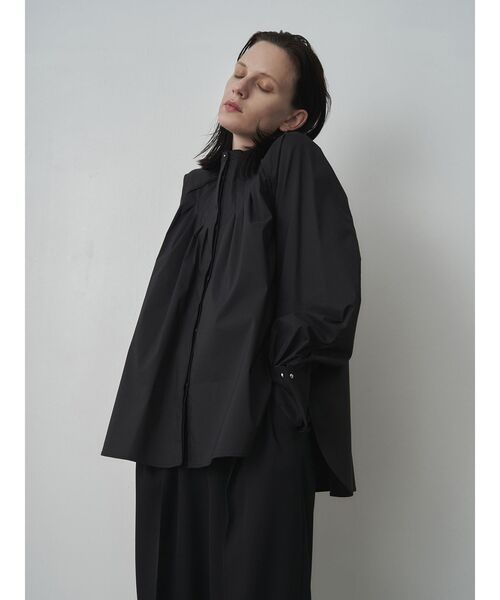 ELENDEEK（エレンディーク）の「ラグランスリーブシャツブラウス（シャツ/ブラウス・レディース・ブラック/オフホワイト・FREE）」の3枚目の写真