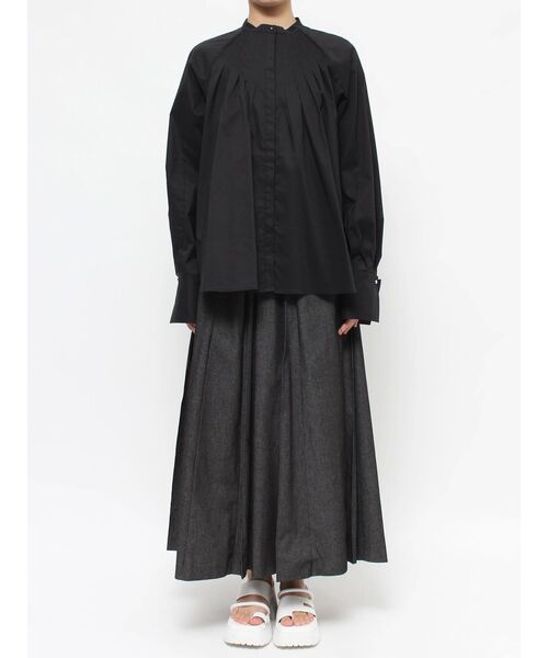 ELENDEEK（エレンディーク）の「ラグランスリーブシャツブラウス（シャツ/ブラウス・レディース・ブラック/オフホワイト・FREE）」の19枚目の写真