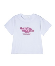 MILKFED. | SPARKLE LOGO COMPACT S/S TEE(Tシャツ/カットソー)