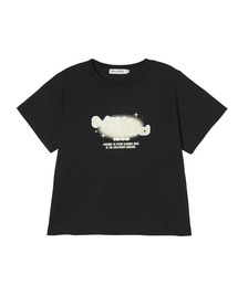 MILKFED. | SPARKLE LOGO COMPACT S/S TEE(Tシャツ/カットソー)
