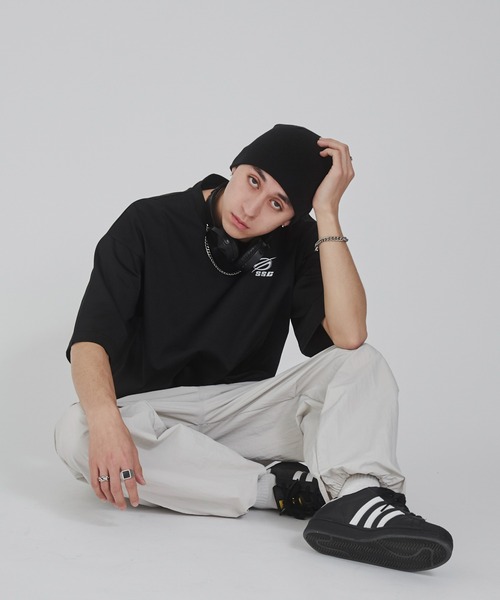 WEGO（ウィゴー）の「WEGO/ワンポイントロゴドロストT（Tシャツ/カットソー・メンズ・ブラック/ホワイト・LARGE/MEDIUM）」の20枚目の写真