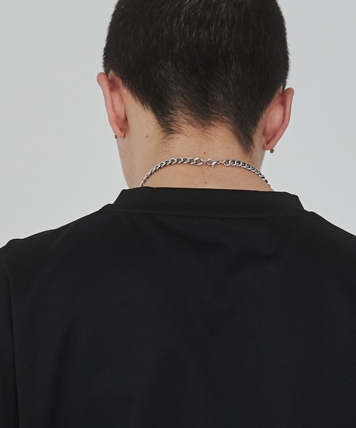 WEGO（ウィゴー）の「WEGO/ワンポイントロゴドロストT（Tシャツ/カットソー・メンズ・ブラック/ホワイト・LARGE/MEDIUM）」の9枚目の写真