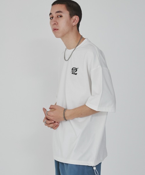 WEGO（ウィゴー）の「WEGO/ワンポイントロゴドロストT（Tシャツ/カットソー・メンズ・ブラック/ホワイト・LARGE/MEDIUM）」の10枚目の写真