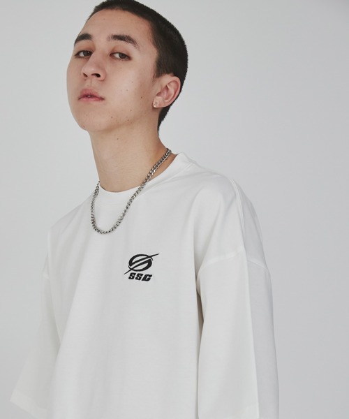 WEGO（ウィゴー）の「WEGO/ワンポイントロゴドロストT（Tシャツ/カットソー・メンズ・ブラック/ホワイト・LARGE/MEDIUM）」の11枚目の写真