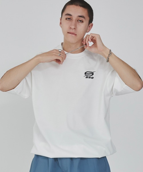 WEGO（ウィゴー）の「WEGO/ワンポイントロゴドロストT（Tシャツ/カットソー・メンズ・ブラック/ホワイト・LARGE/MEDIUM）」の12枚目の写真