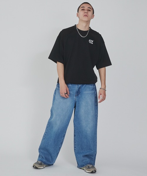 WEGO（ウィゴー）の「WEGO/ワンポイントロゴドロストT（Tシャツ/カットソー・メンズ・ブラック/ホワイト・LARGE/MEDIUM）」の19枚目の写真