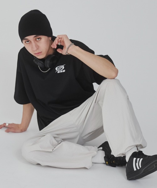 WEGO（ウィゴー）の「WEGO/ワンポイントロゴドロストT（Tシャツ/カットソー・メンズ・ブラック/ホワイト・LARGE/MEDIUM）」の5枚目の写真